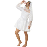 Adult Reverse Female Role Femboy Clothing Wedding Dress Cosplay Costume Outfits Halloween Carnival Suit